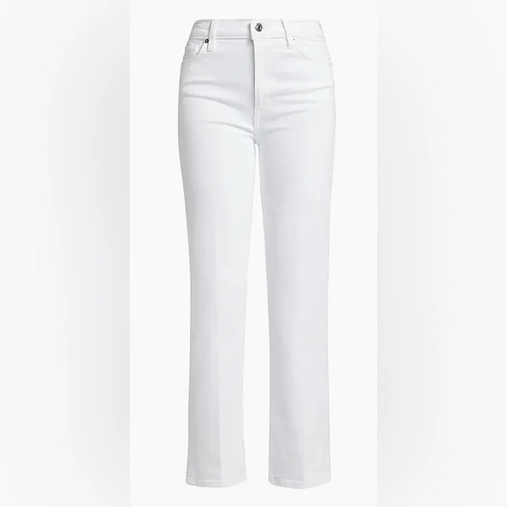 FRAME The Le High Straight White Classic Curve Enhancing Jeans Size 25 - Picture 3 of 16